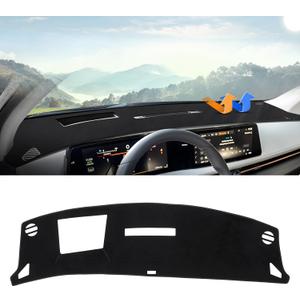 Autorder Dashboard Cover Mat for 2023-2025 2026 Nissan Ariya Accessories Dash Cover Upgrade Velvet Dash Mat Sunshade Glare UV Rays Protector(with HUD)