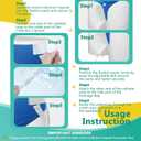 Wearable Urine Collector for Men Set with External Catheter for Men Silicone Pouch Adjustable Fixing Pants and Two Urinary Bags 2000ml and 1000ml for Comfortable Daily Wear, Elderly Men Black