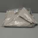 LAMIT 100% Blackout Oatmeal Linen Curtains, 63 Inches Linen Textured Thermal Bedroom Curtains Back Tab and Rod Pocket Neutral Panels with White Liner for Farmhouse, 2 Panels, 52 x 63 Inch