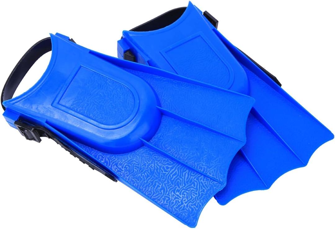 2PCS Diving Flippers,Lightweight PVC Swimming Training Fins Snorkeling Short Flippers for Children