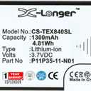 XPS Replacement Battery for Texas INSTRUMENTSSELECT TI-Nspire CX TI Nspire CX TI Nspire CX CAS Graphing TI-84 CE TI-84 Plus CE TI-Nspire CX CAS PN 3.7L12005SPA P11P35-11-N01 1300mAh