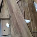 Tribesigns 39.4-Inch Square Coffee Table for Living Room, Farmhouse All MDF Accent Center Cocktail Table with Sturdy Wooden Legs, Easy Assembly, Rustic Brown