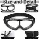 2 Pack Winter Neck Warmer Gaiter with Snow Ski Goggles Snowboard Motorcycle Goggles with Fleece Windproof Face Mask for Men Women Skiing Fishing Hiking Cycling