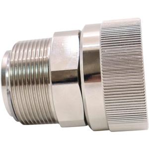 1" NPT Female to 1" NPT Male Fuel Hose Swivel 360 Rotating Connector Bell Reducer Bushing Adapter Heavy Brass Nipples Pipe Fittings Fuel Nozzle Coupling for Diesel Gasoline Kerosene