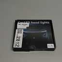 Dynamic Scan Start Up Hood Light Strip Sequential Flowing Turn Signal Lights Flexible DRL Daytime Running Car Led Light Strip Exterior, Dual Color Amber White Switchback 12V 79inch (1 Set)