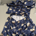 SHESHOW Funny Graphic Pajamas for Women Set Button Down Short Sleeve Top and Shorts Pjs Sets Sleepwear XS-XXL (Large, Martini Blue)