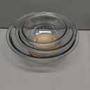 Pyrex Essentials (3-Piece) Glass Mixing Bowls Set For Prepping, Baking and Cooking, Preheated Oven, Dishwasher, Freezer, and Microwave Safe