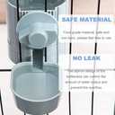 17oz No Leak Rabbit Waterer Feeder, No Drip Water Feeder Water Bowl for Guinea Pig Hamster Chinchilla Ferret Small Animal