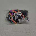 popvil One Piece Swimsuit Women 2025 Neon Color Block Contrast Cross Strap Bathing Suit Modest Cute Swim Suits (Small, Black)