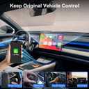 2 x Wireless CarPlay Adapter 4 in 1 Car Screen Mirroring Adapter to Play TV on Car Screen for iPhone & Android, Upgrade Support Airplay&Mirror Link,CarPlay&Android Auto,Wired to Wireless,Plug and Play