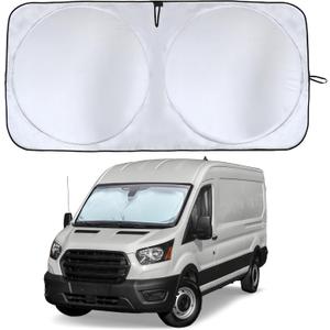 EcoNour Foldable Car Windshield Sun Shade | Sun Shade for Car Windows Blocks UV Rays and Keeps The Heat Out | Foldable Essential Accessory for Enhanced Comfort | XXX-Large (70 x 42 inches)
