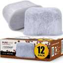 Cuisinart Coffee Filter Replacement - 12 Pack Cuisinart Coffee Maker Water Filter by Pureline - Charcoal Water Filter - for all Cusinart Coffee Machines