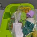 Play Sink with Running Water, Kitchen Play Sink Toy with Electric Faucet, Play Kitchen Accessories, Floating Pool Toys & Fishing Game, Kids Pretend Play-Dishwasher Play Set for Boys Girls Toddlers