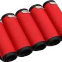 Neoprene Luggage Handle Wraps For Traveling Bright Color Luggage Tags|Handle Wraps|Handle Covers (Red)