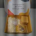 Thank You Gifts for Women Employee Appreciation Valentine's Day Gift Basket Box for Wife Her Best Friend Mom Teachers Nurse Secretary Boss Lady Hostess Leaders Office Coworkers for Holiday Thanks Card (White & Yellow)