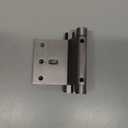 Prime-Line U 10827 Door Reinforcement Lock  Add Extra, High Security to your Home and Prevent Unauthorized Entry  3 In. Stop, Aluminum Construction, Satin Nickel (Single Pack)