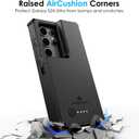 ZEROLEMON Battery Case for Galaxy S24 Ultra 10000mAh, 18W Fast Phone Charging Power to Galaxy S24 Ultra, ZeroShock Extended Charger Case Cover for The S24 Ultra - Black