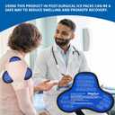 Shoulder Ice Pack for Injuries Reusable: Cold/Hot Therapy Wrap for Rotator Cuff Injuries, Bursitis & Swelling - Gel Ice Pack Reusable Compatible with Suptrust Shoulder Brace for Women and Men, 2 Packs (One Size)