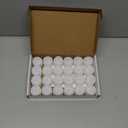 Homemory 24-Pack Flameless LED Tea Lights Candles Battery Operated, 200+Hour Fake Electric Candles TeaLights for Votive, Aniversary, Wedding Centerpiece Table Decor, Funeral, Halloween, Christmas (Bright Amber Glow  White Body)