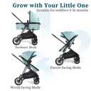 Cochildor Lite 2.0 Baby Stroller with Newborn Mode, 2-in-1 Foldable Infant Stroller with Reversible Seat and UPF 50+ Canopy