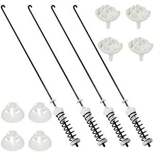 Updated W10780048 WTW4800XQ4 WTW4800XQ1 RTW4640YQ1 ATW4675YQ1 Washer Suspension Rod Replacement for Whirlpool Kenmore Maytag Amana WTW4800XQ2 MVWC200XW2 WTW4930XW1 CAW9244XQ2 NTW4501XQ0 by Techecook
