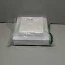 Aya's 60ct Square Plastic Disposable Plates, White - 9.5-Inch 30 Dinner and 6.5-Inch 30 Salad Plates for Party - Heavy-Duty Hard Plastic Design for Wedding, Event, Christmas, and Thanksgiving