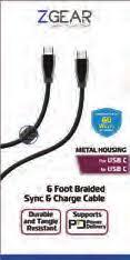 Zgear 6 Foot Braided Sync & Charge Cable