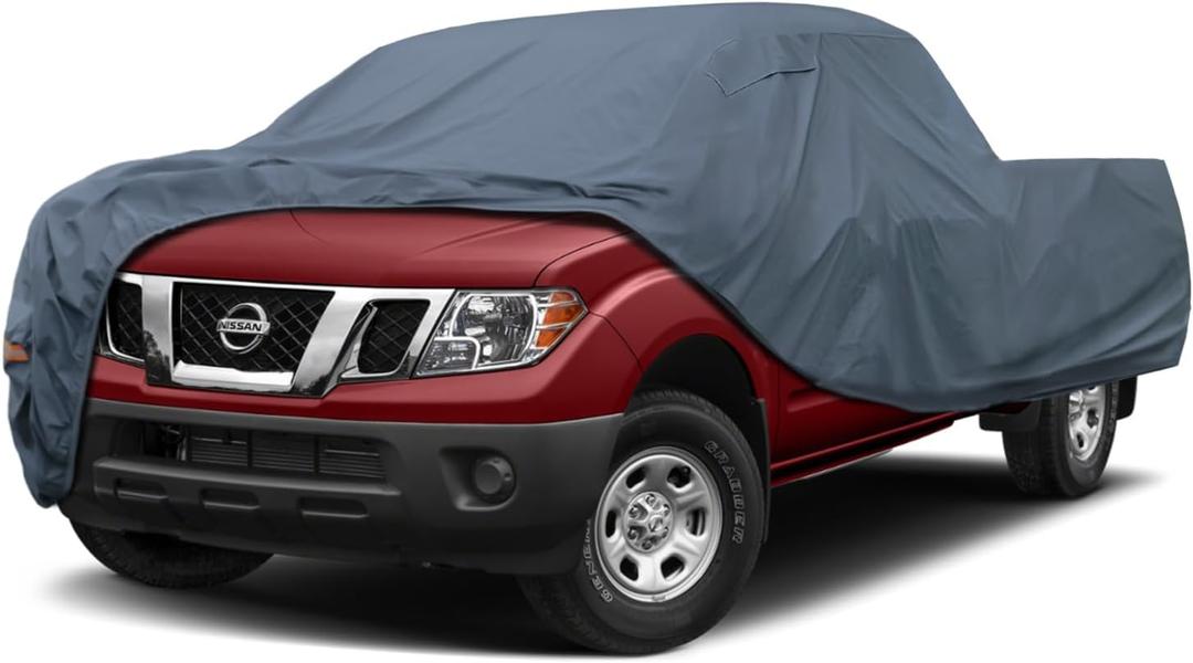 16 Layers Truck Cover Waterproof All Weater, Heavy Duty Outdoor Pickup Truck Cover for Nissan Frontier, Ford F100 Ranger, Chevy C10 S10 etc, Regular Cab Short Box. Length up to 210 inches. 16 Layers Truck Cover Waterproof All Weater, Heavy Duty Outdoor Pickup Truck Cover for Nissan Frontier, Ford F100 Ranger, Chevy C10 S10 etc, Regular Cab Short Box. Length up to 210 inches.