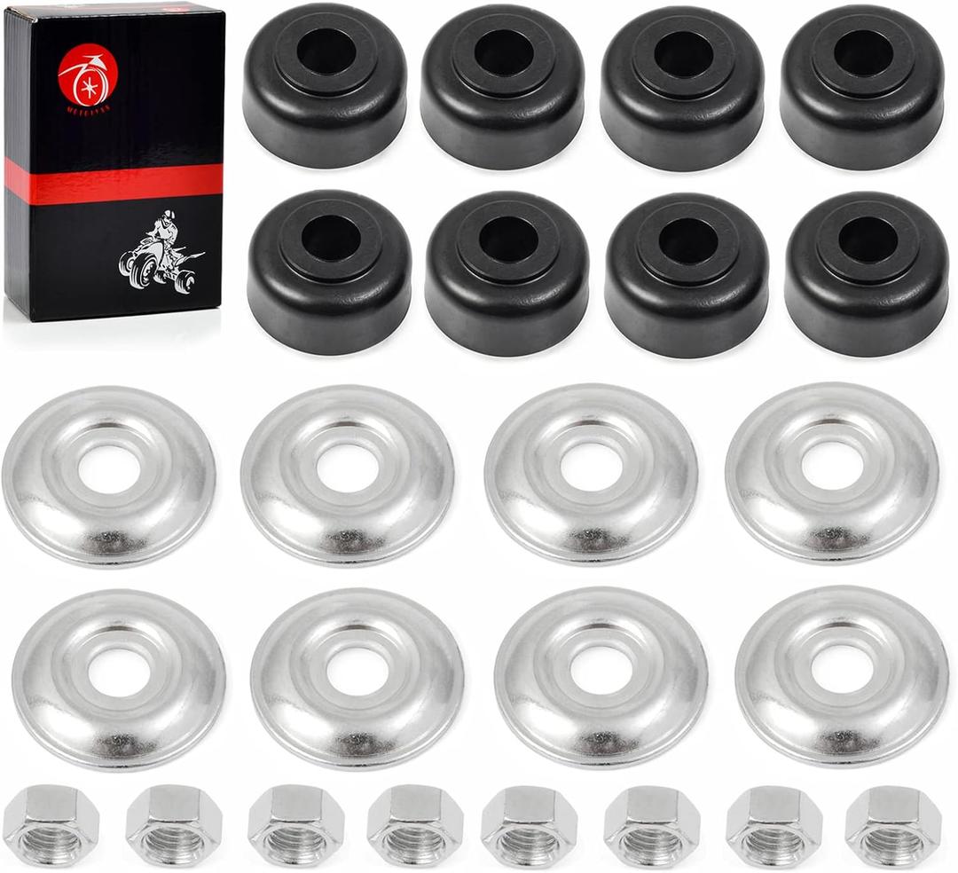 Shock Bushing Kit Front Rear Compatible with EZGO Golf Cart TXT Marathon DS Precedent 1982-Up