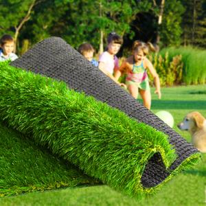 Weidear Artificial Grass Thick Turf 4 ft x 6 ft,1.38" Artificial Synthetic Fake Grass Rug, Indoor/Outdoor Realistic Turf Grass Lawn Mat for Dogs Pets, Patio, Landscape, Garden