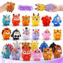 12PCS Animal Suction Pop Toys for Age 1 2 3 4 5 6, Airplane Car Travel Activities Essential, Birthday Gifts for Boys Girls Toddlers, Bath Toys for Toddler