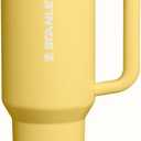 STANLEY Quencher ProTour Flip Straw Tumbler with Leakproof Lid 40 oz | Built-In Straw & Handle | Cupholder Compatible for Travel | Insulated Stainless Steel Cup | BPA-Free | Daffodil
