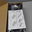 Cisily Sponge Holder for Kitchen Sink, Sink Caddy Organizer with High Brush Holder, Kitchen Countertop Organizers and Storage Essentials, Rustproof 304 Stainless Steel (Black, 9.25)