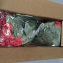 6 PCS 14" Artificial Geranium Flowers for Outdoors, Realistic Artificial Flowers UV Resistant Silk Faux Geraniums for Garden Planter Windowsills Patios Wedding Outdoor Home Decor, Red