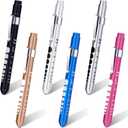 6 Pcs Penlight for Nurse LED Reusable Pen Light with Pupil Gauge Nurses Pin Light for Torch Medical Students Doctors Daily Use with Pocket Clip Nurse and Doctor Gifts(Elegant Colors)