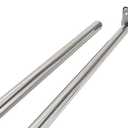 40 Inch to 72 Inch Adjustable Closet Rod for Hanging Clothes, Polished Chrome, Heavy Duty Steel Construction  Design House, 206052