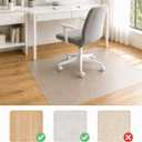 Office Chair Mat, 36"x48" Anti-Scratch for Hardwood Floor, Glear, Large