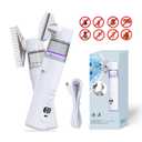 Wireless Rechargeable Lice Comb,Multifunctional Portable Electric Lice Vacuum Comb for Adults and Children,Reusable Filter Terminator Lice Comb,lice Treatment for All Hair Types