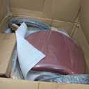 BestMassage Hydraulic Reclining Barber Chair Burgundy, Heavy Duty All Purpose Salon Chair with Adjustable Headrest Footrest and Hydraulic Pump,Burgundy Red