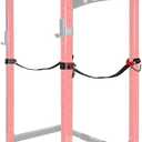 Signature Fitness Fitvids 3” x 3” Power Cage Squat Rack Accessories – Safety Straps – Straps, Pair – Black