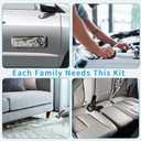 5 PCS Magnetic Telescoping Pick up Tools, 15 LBS, 8 LBS, 3.5 LBS, 1.5 LBS Magnet Stick Screws Parts Finder, with Rectangle Magnet Tray, Pickup Nails, Metal Retrieving (Medium)