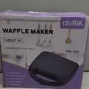 OSTBA Waffle Maker, 2 Slice Non-Stick Waffle Iron, Belgian Waffle Machine with Indicator Lights, PFOA Free, Perfect for Breakfast and Snacks, 750W