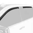 Auto Ventshade [AVS] In-Channel Rain Guards For 2009 - 2024 Dodge Ram 1500 (19-24 Classic Body Only); 2010-2025 Ram 2500 & 3500 MEGA/CREW CAB ONLY | Window Vent Visors, 4 pcs. - Smoke | 194109