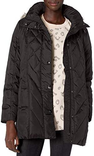 LONDON FOG womens Diamond Quilted Down Coat Size XL