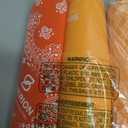 HERION RECRUITING Kick-Off Promo Kit – 16oz Orange Stadium Cups & Custom Patterned Cotton Bandana Set, 25pcs