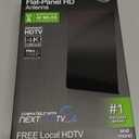 General Electric Flat Panel Indoor HDTV Antenna, 40-mile Range, VHF 1080P 4K, Black