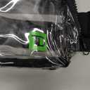 Clear Fanny Pack Stadium Approved - Packism Clear Belt Bag for Women Men Transparent Waist Bag with Adjustable Strap for Concerts, Sporting Events - Black, Pack of 6