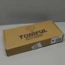 TONIFUL 4 Set Black Gold Balloon Centerpieces for Table,Balloon Stand Kit for Black Gold Party Decor 40th 50th 60th 70th Birthday Decorations Anniversary Graduation Decorations 2026 New Year Eve