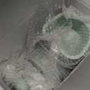 Rotary Cheese Grater with Handle - Vegetable Shredder with 5 Blades & Strong Suction Base, Round Slicer & Food Chopper for Kitchen (Green)