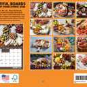 Charcuterie Calendar 2026 Beautiful Boards Monthly Wall Calender 12 Month | American Made In The USA
